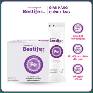 Sắt bầu hướng đích Bestifer Mom cho mẹ bầu sau sinh hỗ trợ giảm thiếu máu do thiếu sắt Hoopj 24 Goi
