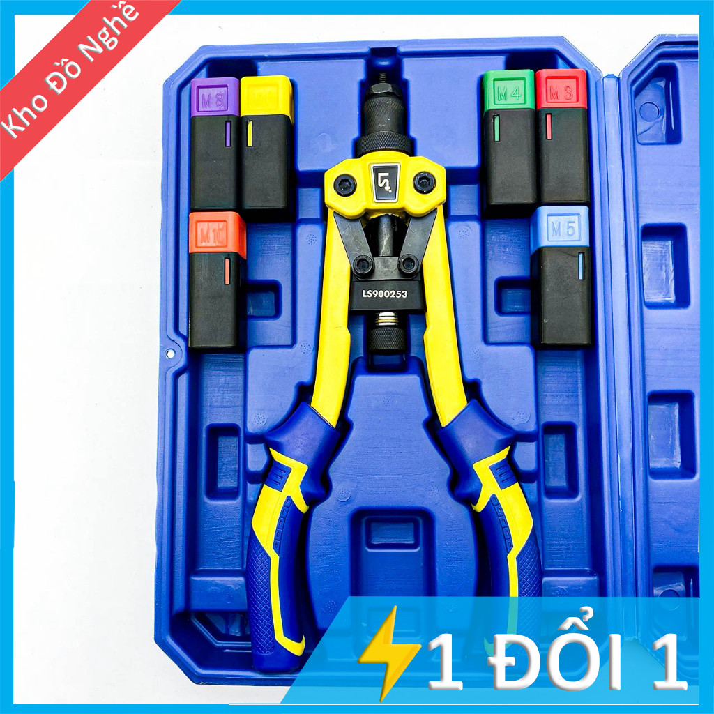 Bộ vam kìm rút ốc tán 6 đầu rút ren M3-M10 tay 12inch chính hãng LS+ ...