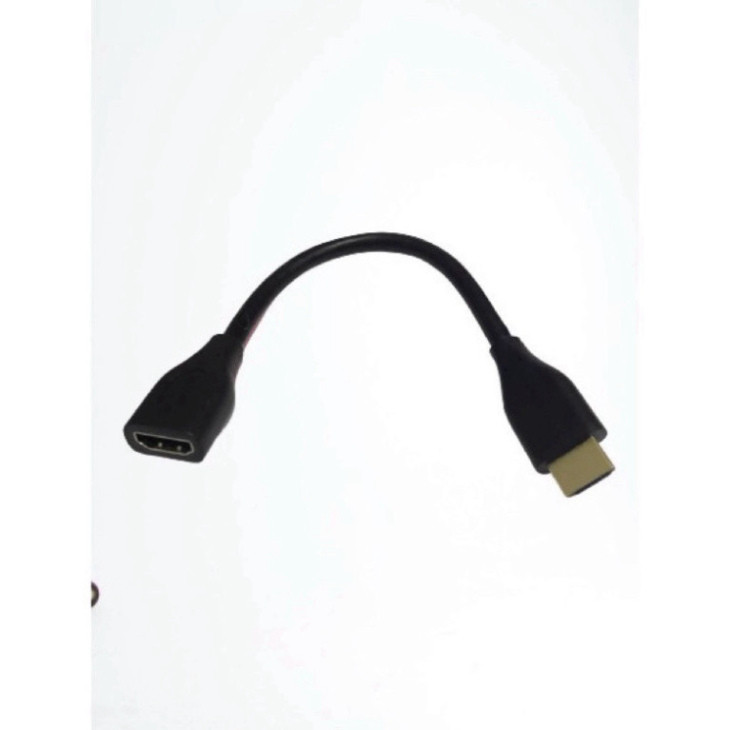 Bộ chuyển đổi HDMI dài 11cm, đầu dương và âm, hỗ trợ chuẩn HD 1080, kết nối dễ dàng.