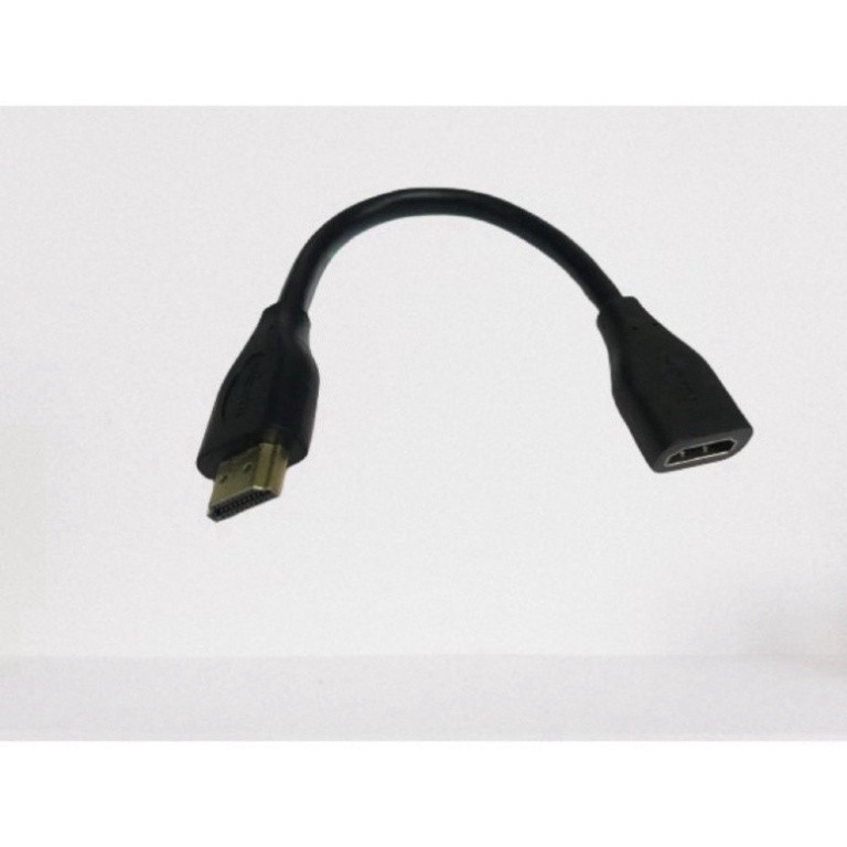 Bộ chuyển đổi HDMI dài 11cm, đầu dương và âm, hỗ trợ chuẩn HD 1080, kết nối dễ dàng.