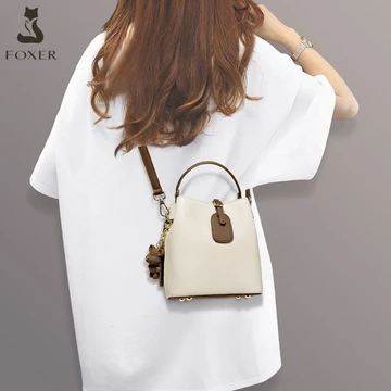 Women's Elegant Genuine Leather Crossbody Bag – Large · 2025T
