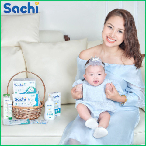 Gạc Rơ Lưỡi SACHI Dịch Chiết Lá Hẹ Dùng Vệ Sinh Răng Miệng An Toàn Cho Bé Từ 0 Tháng Tuổi