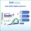 Gạc răng miệng Sachi O+ Dịch Chiết Lá Hẹ Dùng Vệ Sinh Răng Miệng An Toàn Cho Bé Từ 0 Tháng Tuổi ( hộp 20 gói )