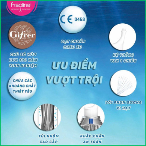 Xịt Muối Sinh Lý Pháp Fysoline - Vệ Sinh, Giữ Ẩm, Cân Bằng Sinh Lý Niêm Mạc Mũi (100ml)