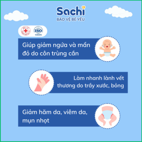 Kem Đa Năng SACHI Hỗ Trợ Giảm Hăm Da, Khô Da, Ngứa Ngáy, Làm Dịu Bỏng, Nhanh Lành Vết Thương, Tuýp 20g