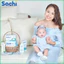 Kem đánh răng Sachi dạng tuýp giúp làm sạch, ngừa sâu răng, khử mùi hôi miệng, an toàn cho bé 60g