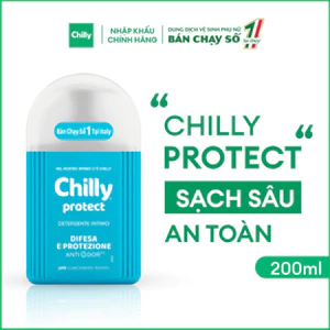 Dung dịch vệ sinh phụ nữ Chilly Protect chiết xuất cỏ xạ hương hỗ trợ kháng khuẩn