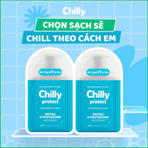 Combo 2 Dung dịch vệ sinh phụ nữ Chilly Protect kháng khuẩn ngăn mùi hiệu quả - chai 200ml