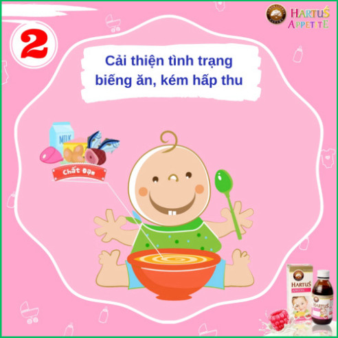 Siro Hartus Appetite 150ml - Hỗ trợ tiêu hóa, giúp con ăn ngon, tăng cân cho trẻ