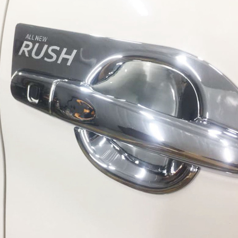 Ốp tay nắm, hõm cửa xe Toyota Rush 2018 - NAY Nhựa ABS mạ crom cao cấp