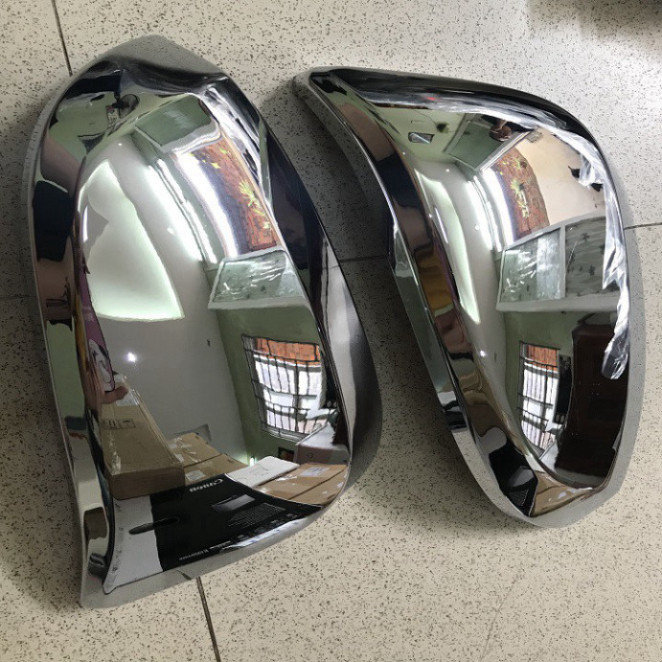Ốp Gáo Gương chiếu hậu xe Toyota Corolla Cross 2020 2021 2022 2023 2024 Bộ 2 ốp MẠ CROM cao cấp