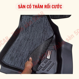 Thảm Khuôn Đúc Tràn Viền Xe Mitsubishi Xforce 2023- 2025 Sàn NHỰA 5D-5CAR chuẩn form , nhựa TPE