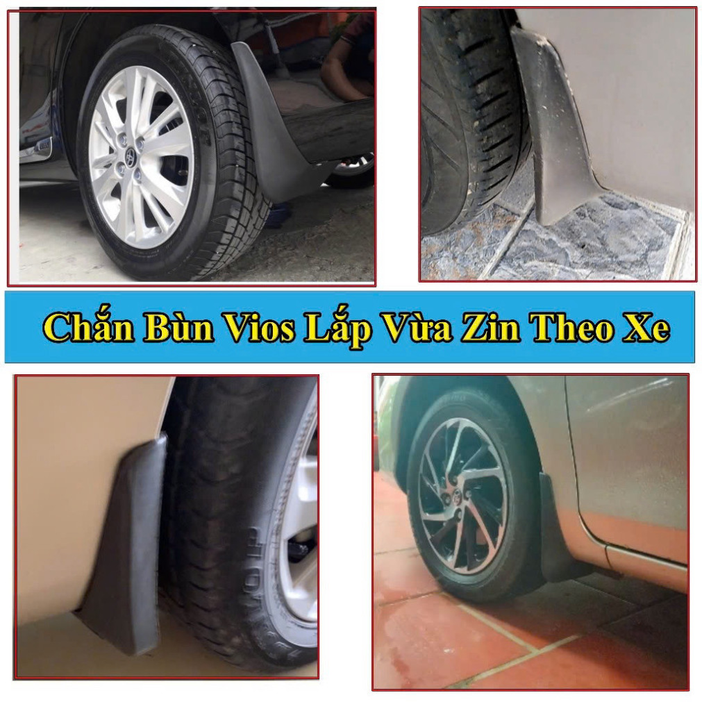 Bộ 4 Chắn Bùn Cho Xe Ford Ranger 2014 - Hiện nay chất liệu nhựa dẻo đàn hồi, Kèm ốc vít- Tự lắp đặt dễ dàng