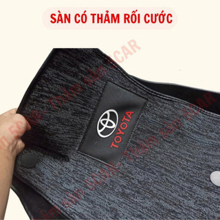 Thảm Khuôn Đúc Tràn Viền Xe Toyota Vios 2019-2025 Sàn NHỰA 5D-5CAR chuẩn form , Chất liệu nhựa TPE
