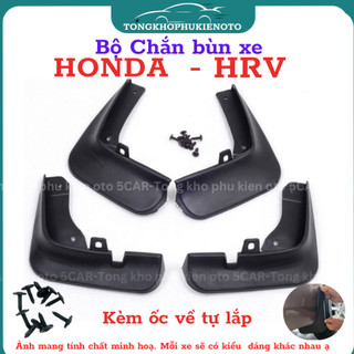 Bộ 4 Chắn Bùn Cho Xe Honda HRV 2022 - Hiện nay chất liệu nhựa dẻo đàn hồi, Kèm ốc vít- Tự lắp đặt dễ dàng