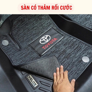 Thảm Khuôn Đúc Tràn Viền Sàn NHỰA 5D-5CAR Xe Toyota Veloz/Avanza 2021+ chuẩn form, nhựa TPE