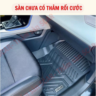Thảm Khuôn Đúc Tràn Viền Sàn NHỰA 5D-5CAR Xe Toyota Veloz/Avanza 2021+ chuẩn form, nhựa TPE