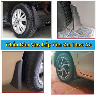 Bộ 4 Chắn Bùn Cho Xe MG ZS 2021 - 2024, 2025 chất liệu nhựa dẻo đàn hồi, Kèm ốc vít- Tự lắp đặt dễ dàng (BẢN THÁI)