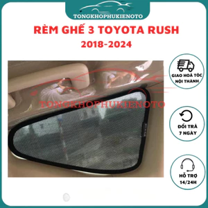 Rèm Che Nắng Ghế 3 Xe Toyota Rush 2018-2025 Loại 1 Mr.OTO. Bảo hàng 2 năm. Cam Kết Chuẩn From