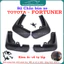 Bộ 4 Chắn Bùn Cho Xe Toyota Fortuner đời 2006 đến 2025 chất liệu nhựa dẻo đàn hồi, Kèm ốc vít- Tự lắp đặt dễ dàng