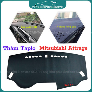 Thảm taplo Mitsubishi Attrage (2016 - 2025) chống nóng hiệu quả, chống chói, thẩm mỹ đẹp, vừa form xe, dễ dàng lắp đặt