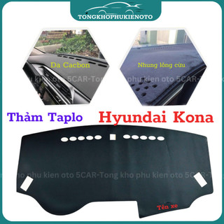 Thảm taplo Hyundai Kona 2018 - 2025 chống nóng hiệu quả, chống chói, thẩm mỹ đẹp, vừa form xe, dễ dàng lắp đặt