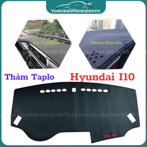 Thảm taplo Hyundai I10 2014 - 2025 chống nóng hiệu quả, chống chói, thẩm mỹ đẹp, vừa form xe, dễ dàng lắp đặt