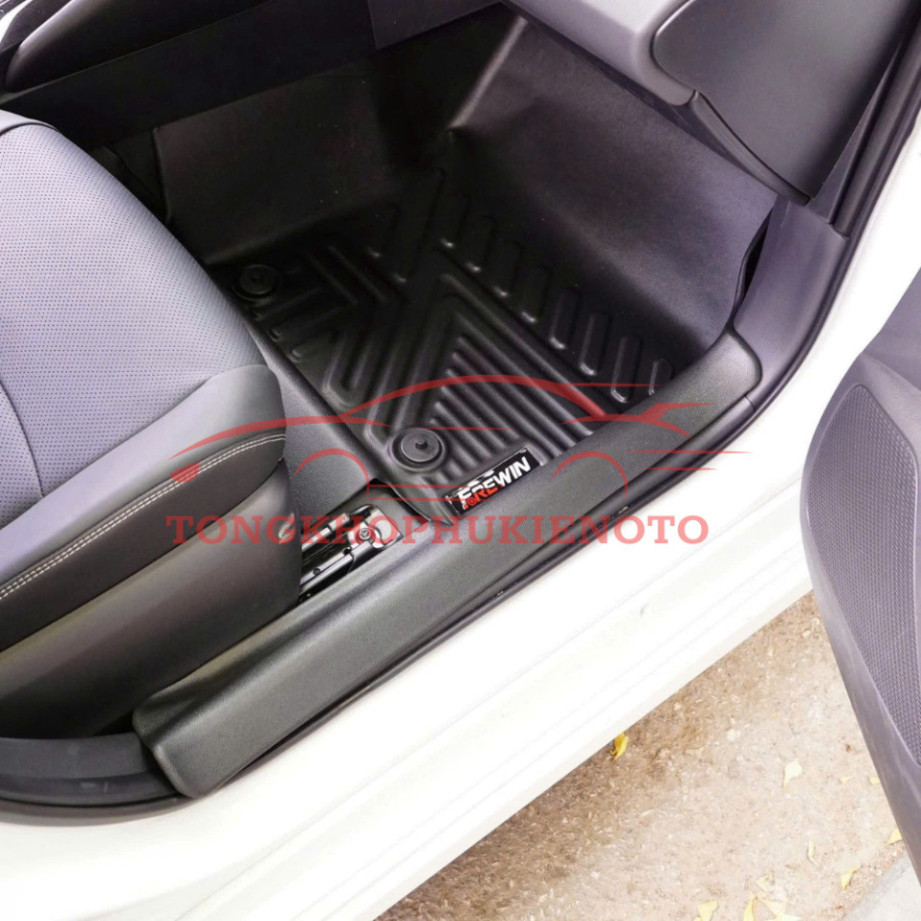 Thảm lót sàn NHỰA đúc TPE 5D xe Toyota Corolla Altis 2014-2021, 2022-2025, Mẫu Tràn viền bậc cửa - MẪU BẬC DÀI
