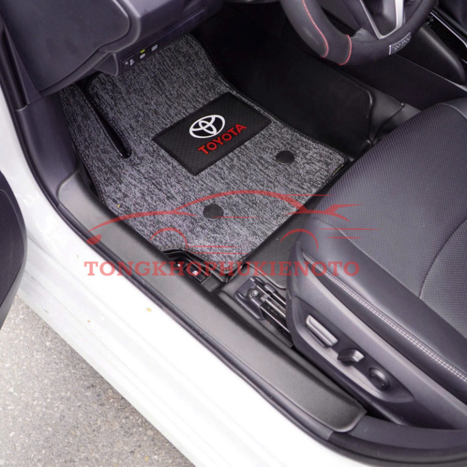 Thảm lót sàn NHỰA đúc TPE 5D xe Toyota Corolla Altis 2014-2021, 2022-2025, Mẫu Tràn viền bậc cửa - MẪU BẬC DÀI
