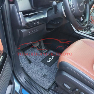 Thảm lót sàn NHỰA đúc TPE 5D xe KIA CARNIVAL 2020- 2025, Mẫu Tràn viền bậc cửa