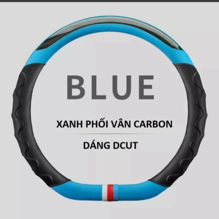 Bọc vô lăng, VF3, VF5/ Herio Green, VF8 , VF9, VFe34/ Nerio, VF6, VF7, Limo Green/ MPV7- Kiểu dáng Dcut- Mẫu sọc cờ Mỹ