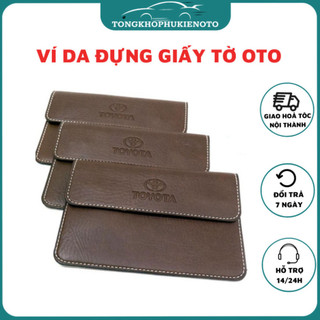 Ví đựng giấy tờ xe ô tô bằng da cao cấp có đủ các hãng
