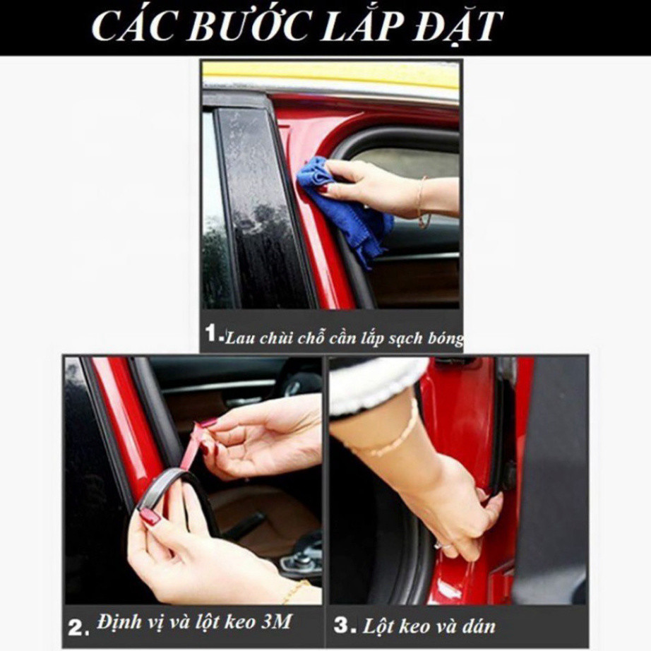 Gioăng cao su, ron cao su, zăng chống ồn xe hơi chữ D chống ồn, chống bụi