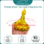 Tượng Phật Bà Quan Thế Âm Bồ Tát Cánh rồng đế hoa sen đặt taplo ô tô, xe hơi PKN-153