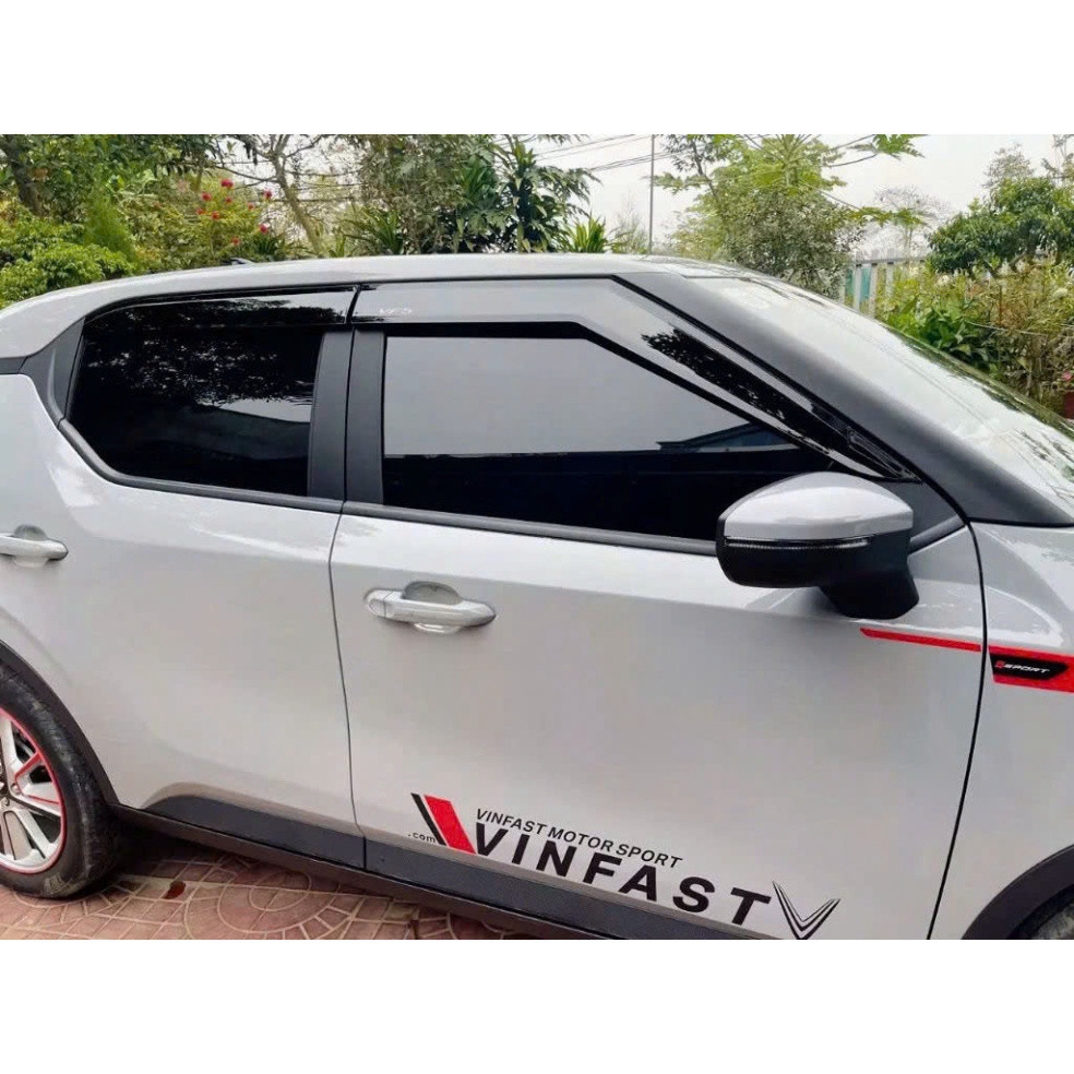 Vè che mưa xe Vinfast VF5/ Herio Green, Hàng cao cấp, ngăn nước rò vào trong, dày dặn, chuẩn khít form xe, bộ 4 cánh
