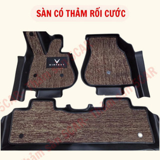 Thảm Sàn Nhựa đúc Xe VINFAST VF6 chuẩn form, HÀNG KHUÔN ĐÚC 5CAR cao cấp- Chất liệu nhựa TPE 1 bộ 3 tấm