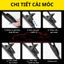 Gạt mưa xe Suzuki Celerio - Gạt Khung sắt lưỡi silicon chính hãng- Hàng siêu sạch siêu bền ( Giá 1 đôi ) Size 20-14