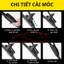 Gạt mưa xe Volvo V90 Gạt Khung sắt lưỡi silicon chính hãng, gạt siêu sạch, siêu bền ( Giá 1 đôi ) Size 24-20