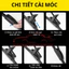 Gạt mưa xe Suzuki Swift - Gạt Khung sắt lưỡi silicon chính hãng- Hàng siêu sạch siêu bền ( Giá 1 đôi )- Size 22-18