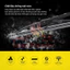 Gạt mưa xe Honda Brio Gạt Khung sắt lưỡi silicon chính hãng- Gạt siêu sạch siêu bền- ( Giá1 đôi) Size [22-16]