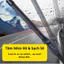 Gạt mưa xe Honda Brio Gạt Khung sắt lưỡi silicon chính hãng- Gạt siêu sạch siêu bền- ( Giá1 đôi) Size [22-16]