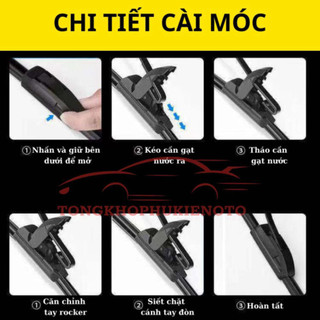 [TSG]Gạt mưa xe Toyota Innova Gạt Khung sắt lưỡi silicon chính hãng- Gạt siêu sạch siêu bền ( Giá 1 đôi )