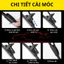 Gạt mưa xe Toyota Previa Gạt Khung sắt lưỡi silicon chính hãng- Gạt siêu sạch siêu bền ( Giá 1 đôi ) size 26-18