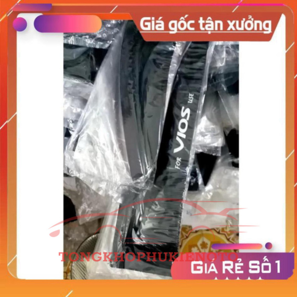 Vè che mưa nhựa đen xe Toyota Vios 2008- 2009 2010 2011 2012 2013 - Giá 1 bộ