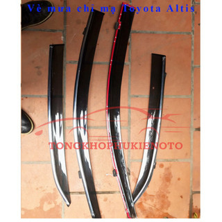 Vè che mưa Toyota Altis chỉ mạ crom 2010-2020-Mẫu cao cấp