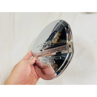 Ốp nắp bình xăng Hyundai Accent 2024-2025 mạ crom sáng bóng đẹp - Form mới nhất