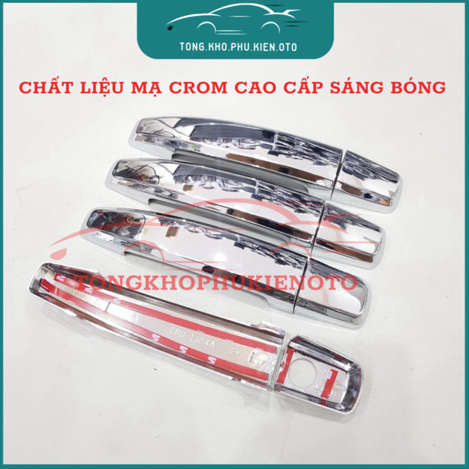 Ốp Tay Nắm, Hõm Cửa Xe Chevrolet Colorado 2015-2023 mạ crom