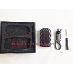Ốp Chìa Khóa các xe Xpander, Outlander, Attrage,Xforce chất liệu cacbon (dùng chung các xe)