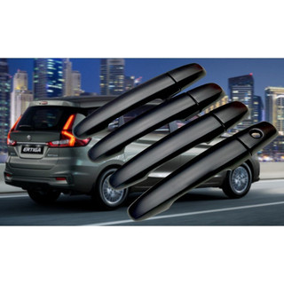 Ốp tay nắm, hõm cửa xe Suzuki Ertiga 2019-2024 nhựa đen ABS cao cấp