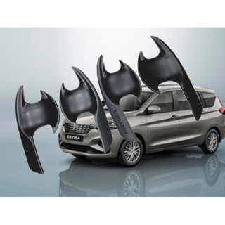 Ốp tay nắm, hõm cửa xe Suzuki Ertiga 2019-2024 nhựa đen ABS cao cấp